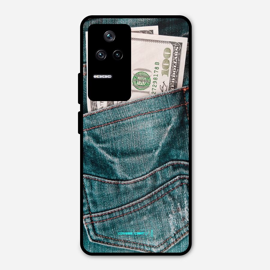 Money in Jeans Metal Back Case for Poco F4 5G
