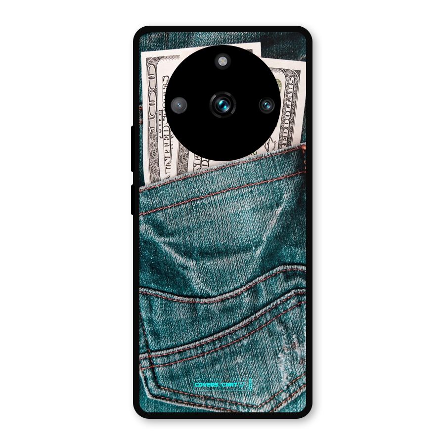 Money in Jeans Metal Back Case for Realme 11 Pro