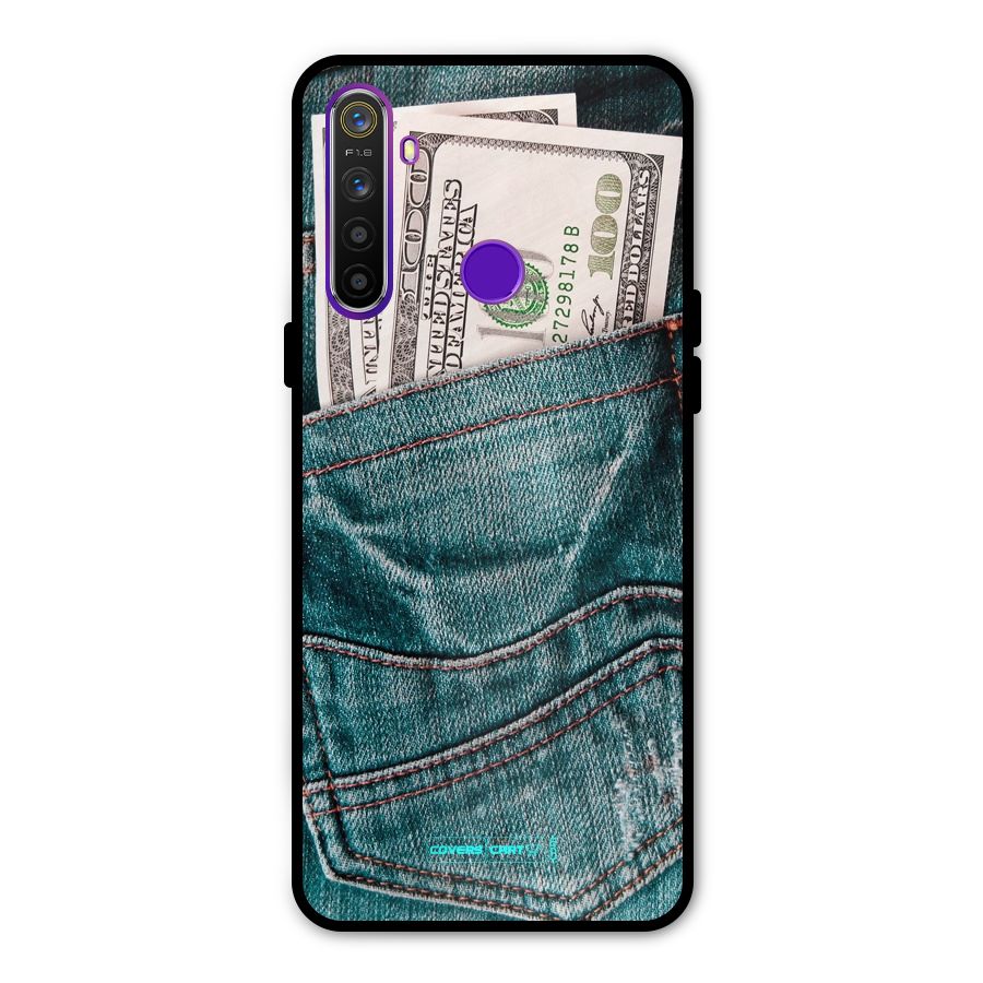 Money in Jeans Metal Back Case for Realme 5i