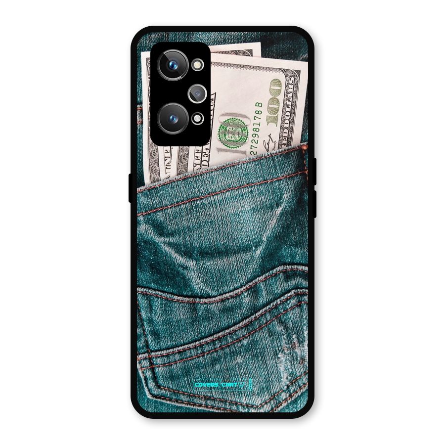 Money in Jeans Metal Back Case for Realme GT Neo2