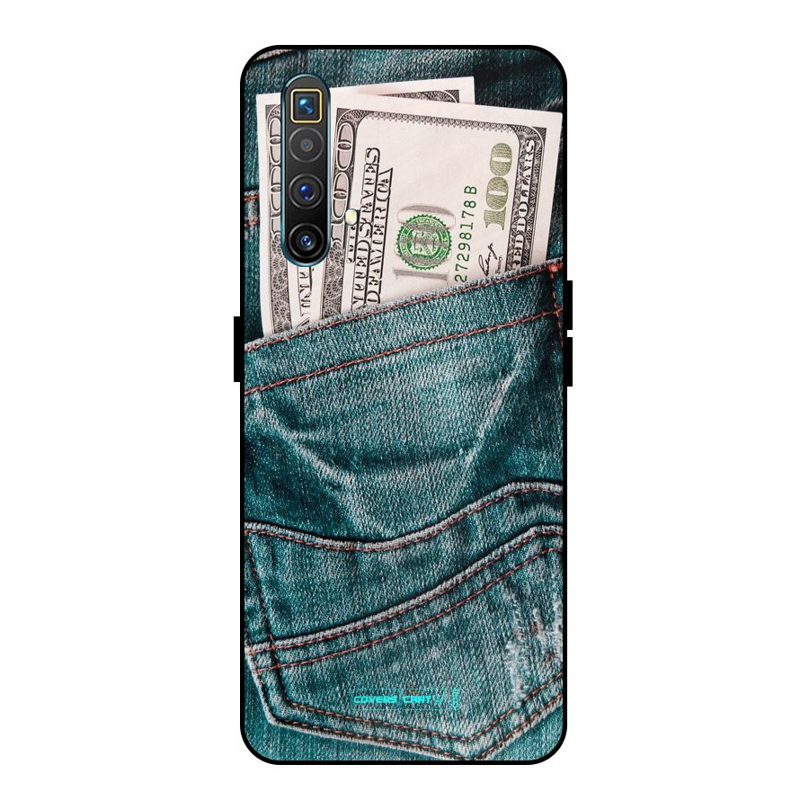Money in Jeans Metal Back Case for Realme X3 SuperZoom