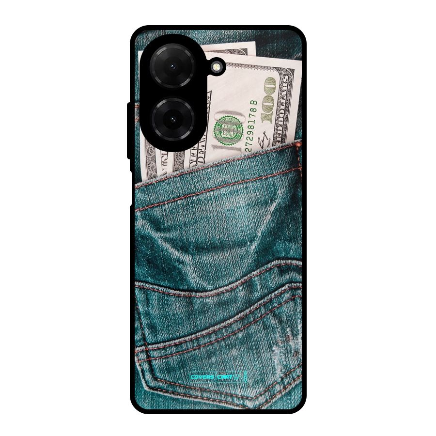 Money in Jeans Metal Back Case for Redmi A5 4G
