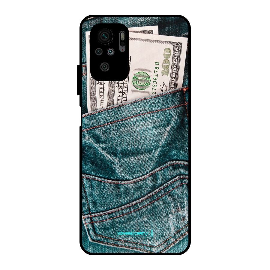 Money in Jeans Metal Back Case for Redmi Note 10S