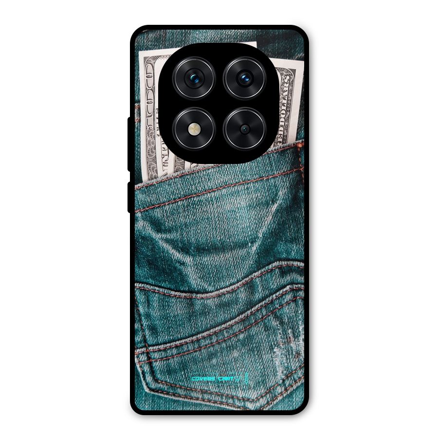 Money in Jeans Metal Back Case for Redmi Note 14 Pro 5G