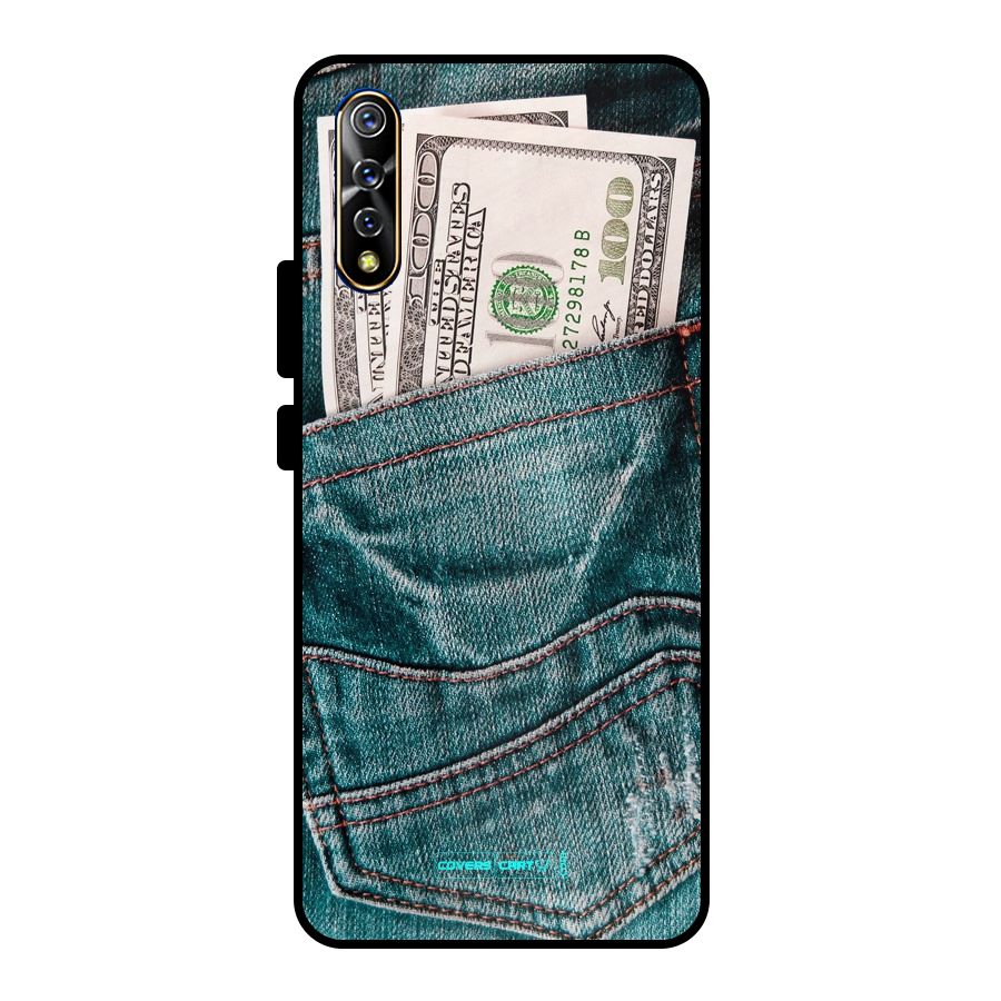 Money in Jeans Metal Back Case for Vivo S1