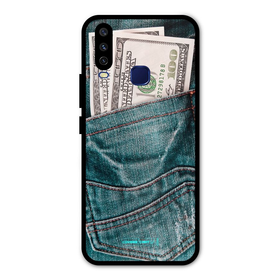 Money in Jeans Metal Back Case for Vivo V17