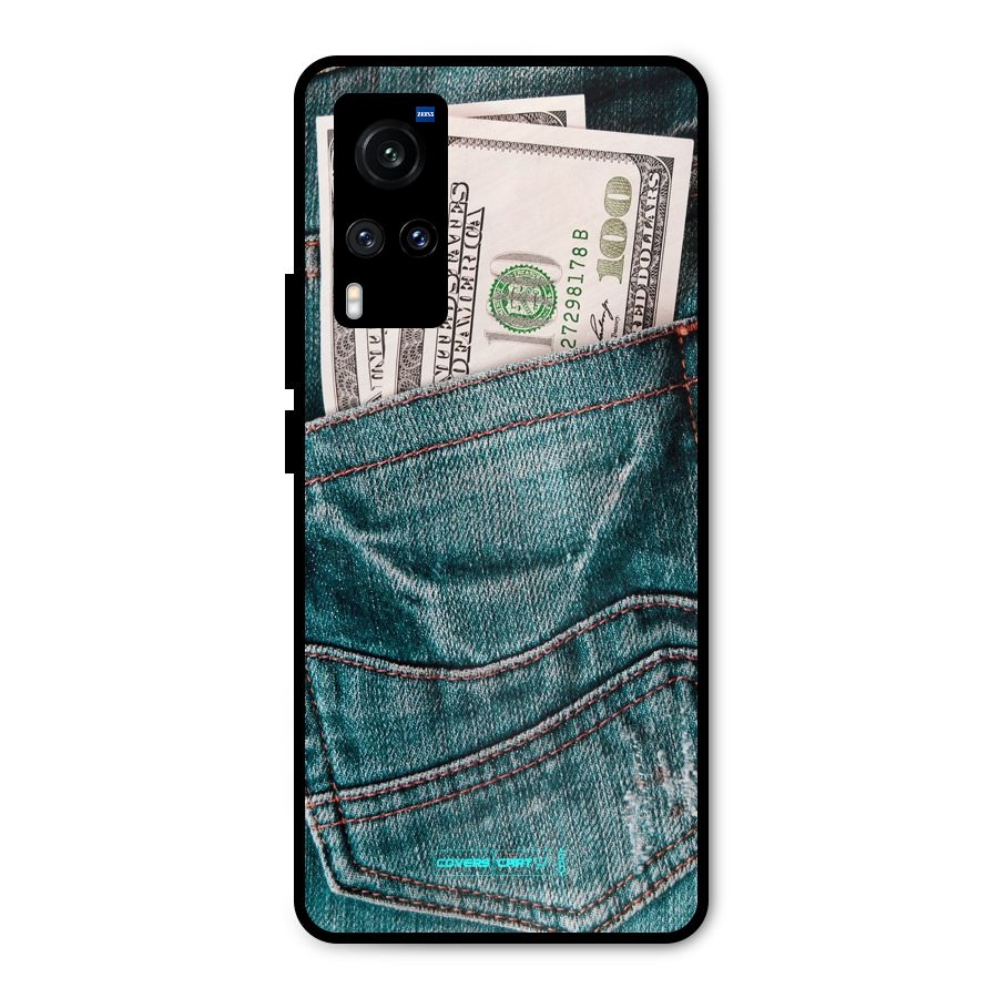 Money in Jeans Metal Back Case for Vivo X60
