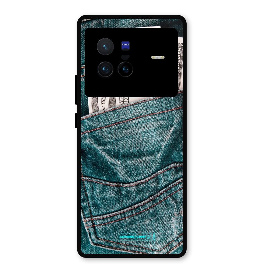 Money in Jeans Metal Back Case for Vivo X80
