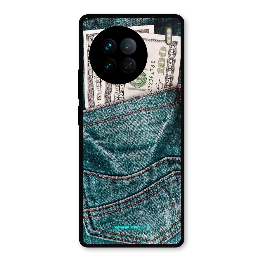 Money in Jeans Metal Back Case for Vivo X90
