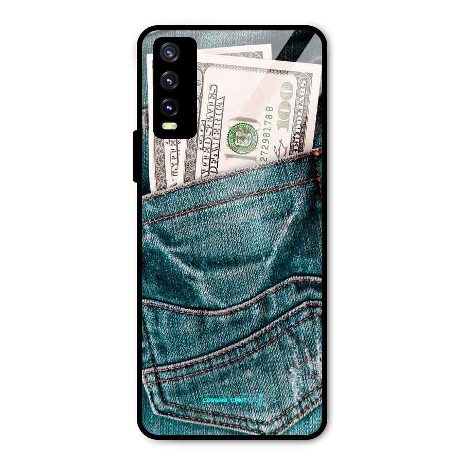 Money in Jeans Metal Back Case for Vivo Y20g