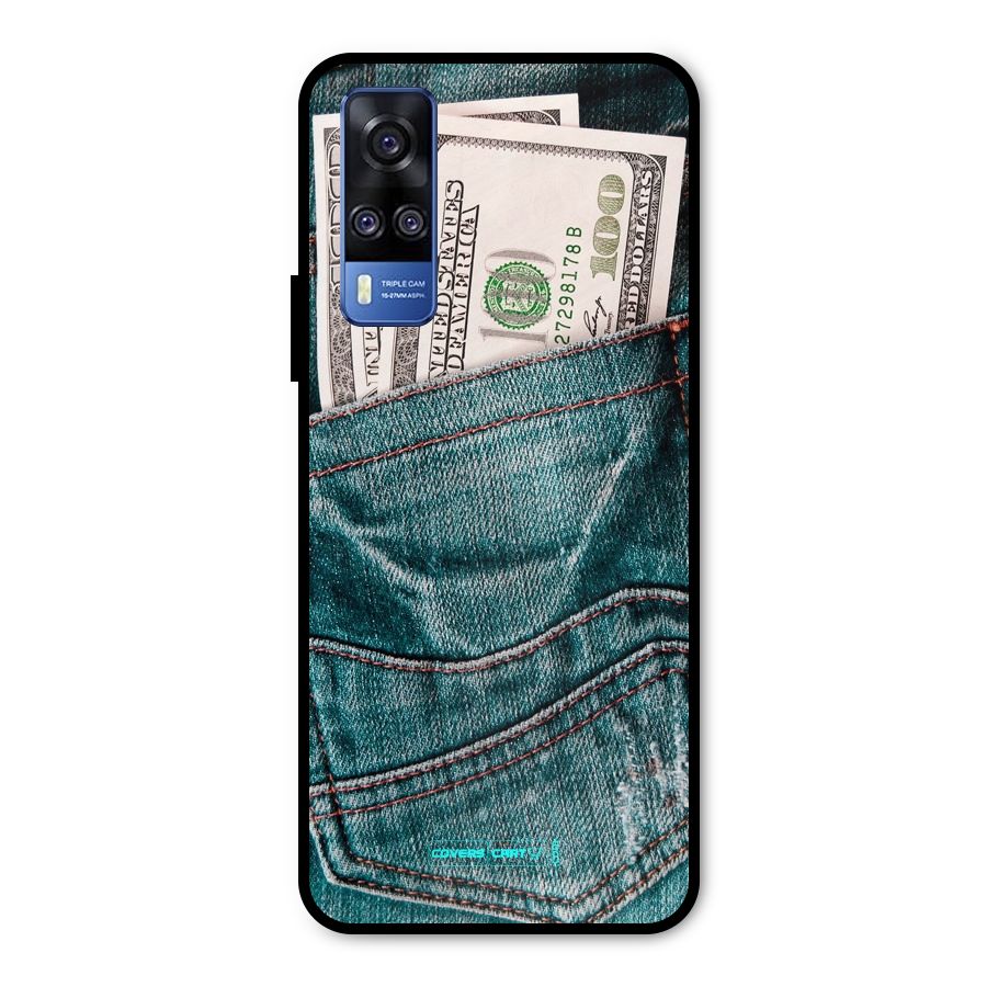 Money in Jeans Metal Back Case for Vivo Y31