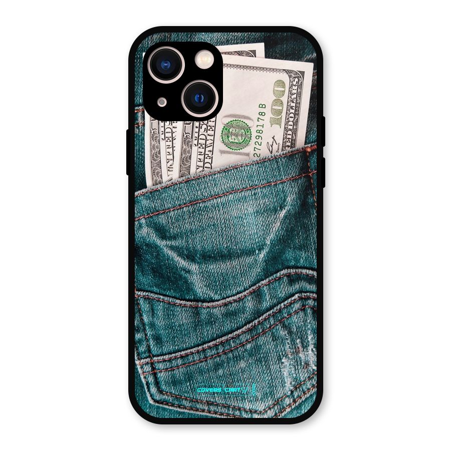 Money in Jeans Metal Back Case for iPhone 13