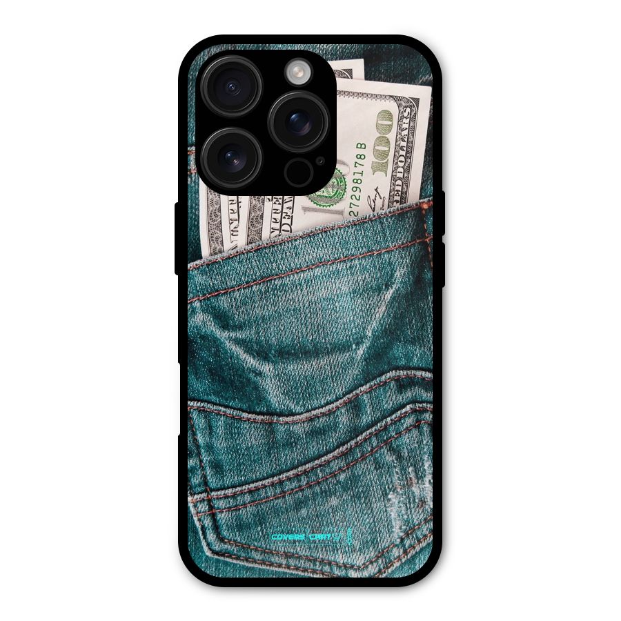 Money in Jeans Metal Back Case for iPhone 16 Pro