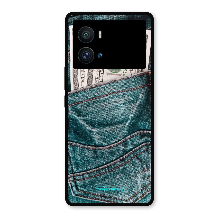 Money in Jeans Metal Back Case for iQOO 9 Pro