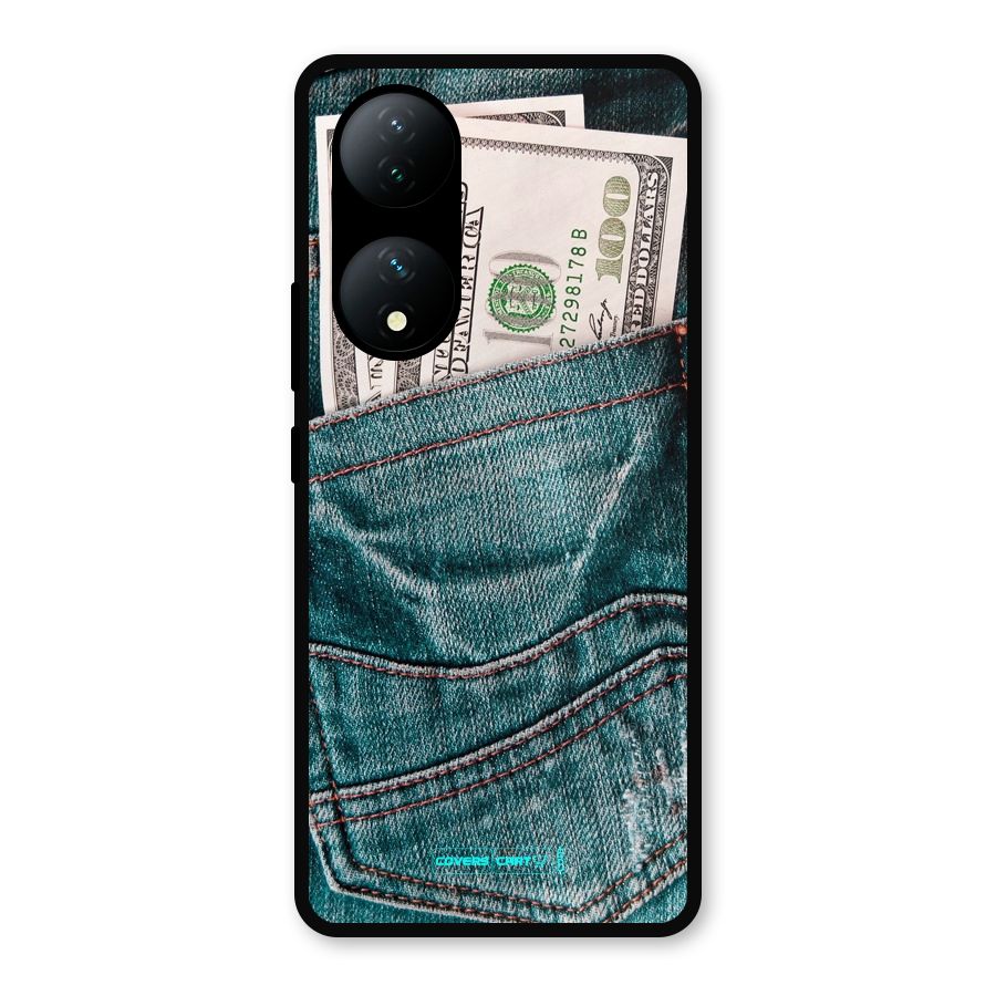 Money in Jeans Metal Back Case for iQOO Z7s