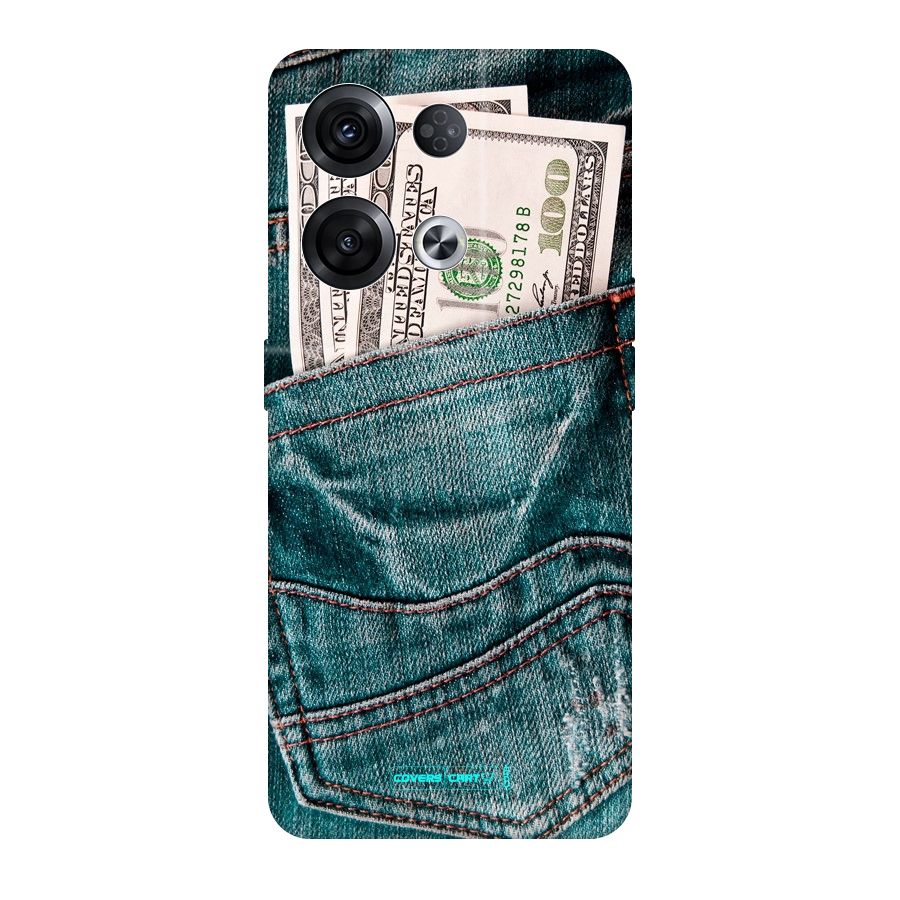 Money in Jeans Original Polycarbonate Back Case for Oppo Reno8 Pro 5G