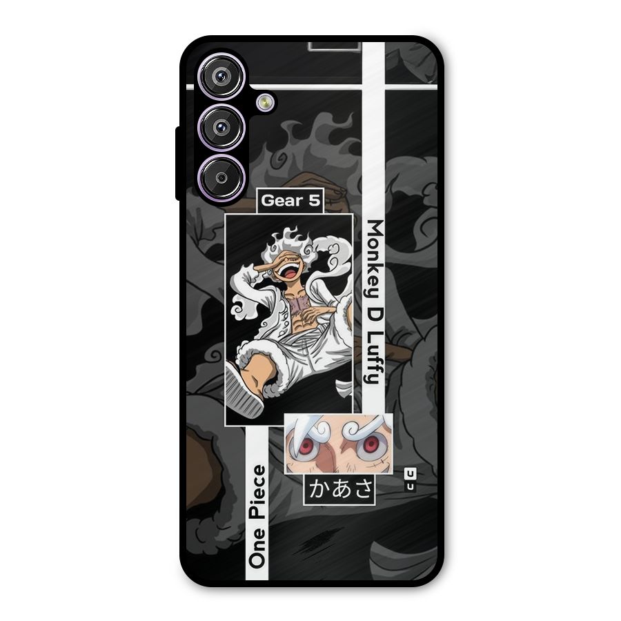 Monkey D luffy New Gear Metal Back Case for Galaxy F15