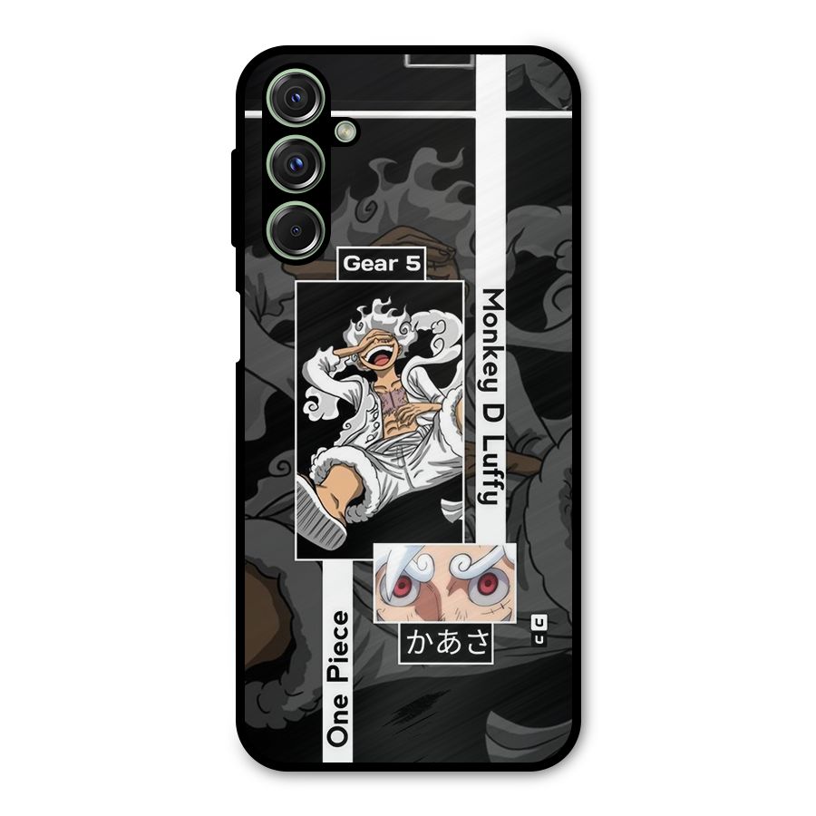 Monkey D luffy New Gear Metal Back Case for Galaxy M34