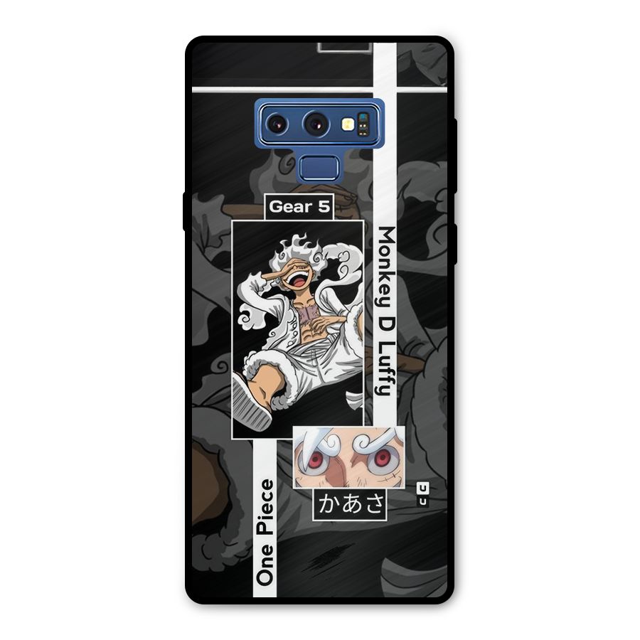 Monkey D luffy New Gear Metal Back Case for Galaxy Note 9