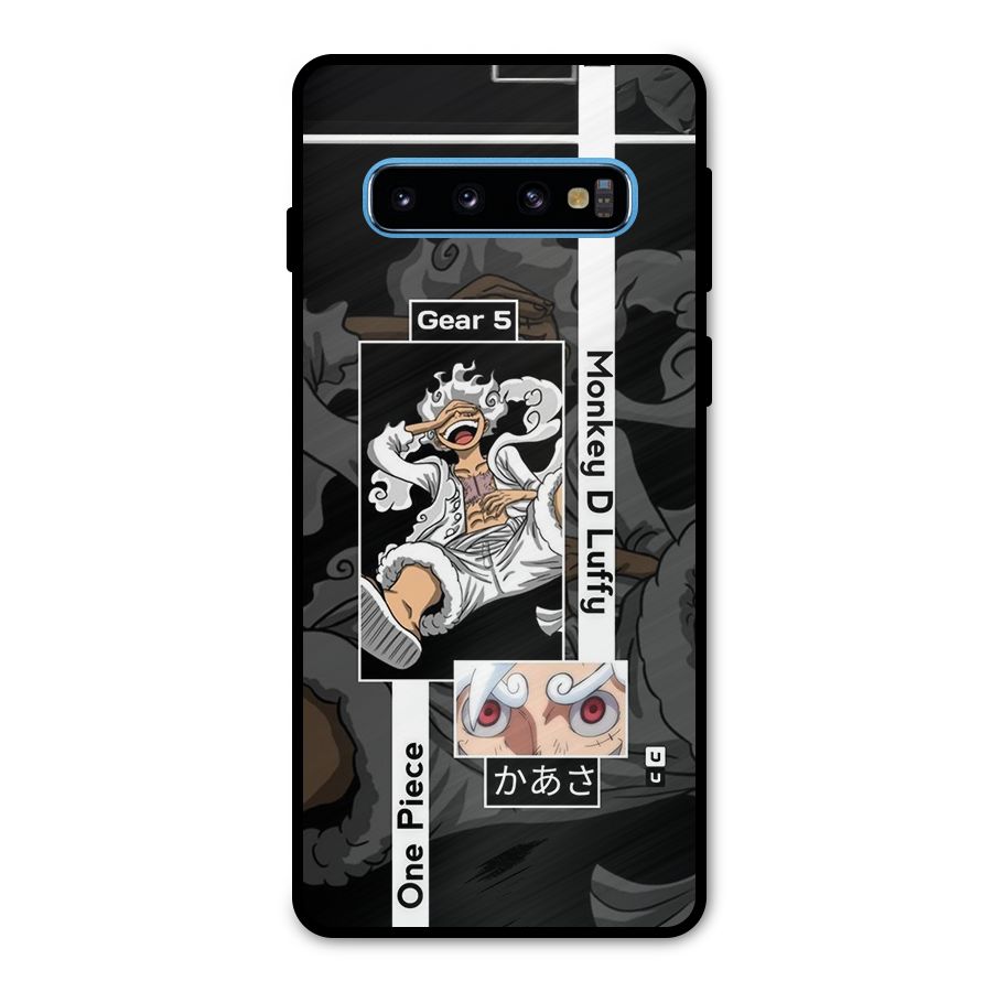 Monkey D luffy New Gear Metal Back Case for Galaxy S10