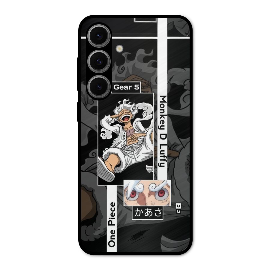 Monkey D luffy New Gear Metal Back Case for Galaxy S24 FE