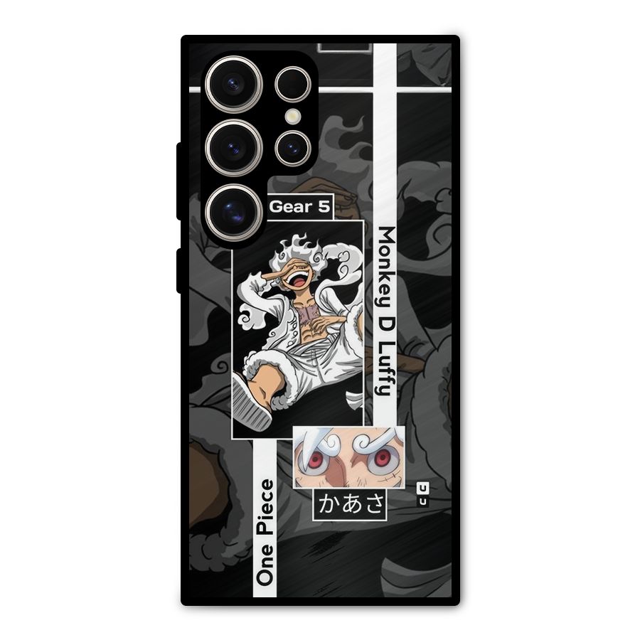 Monkey D luffy New Gear Metal Back Case for Galaxy S24 Ultra