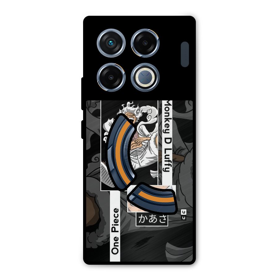 Monkey D luffy New Gear Metal Back Case for Infinix GT 20 Pro