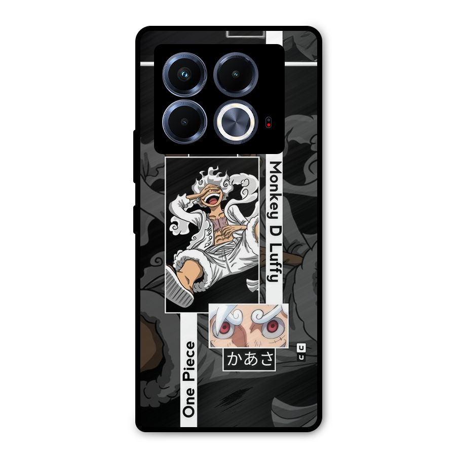 Monkey D luffy New Gear Metal Back Case for Infinix Note 40 5G