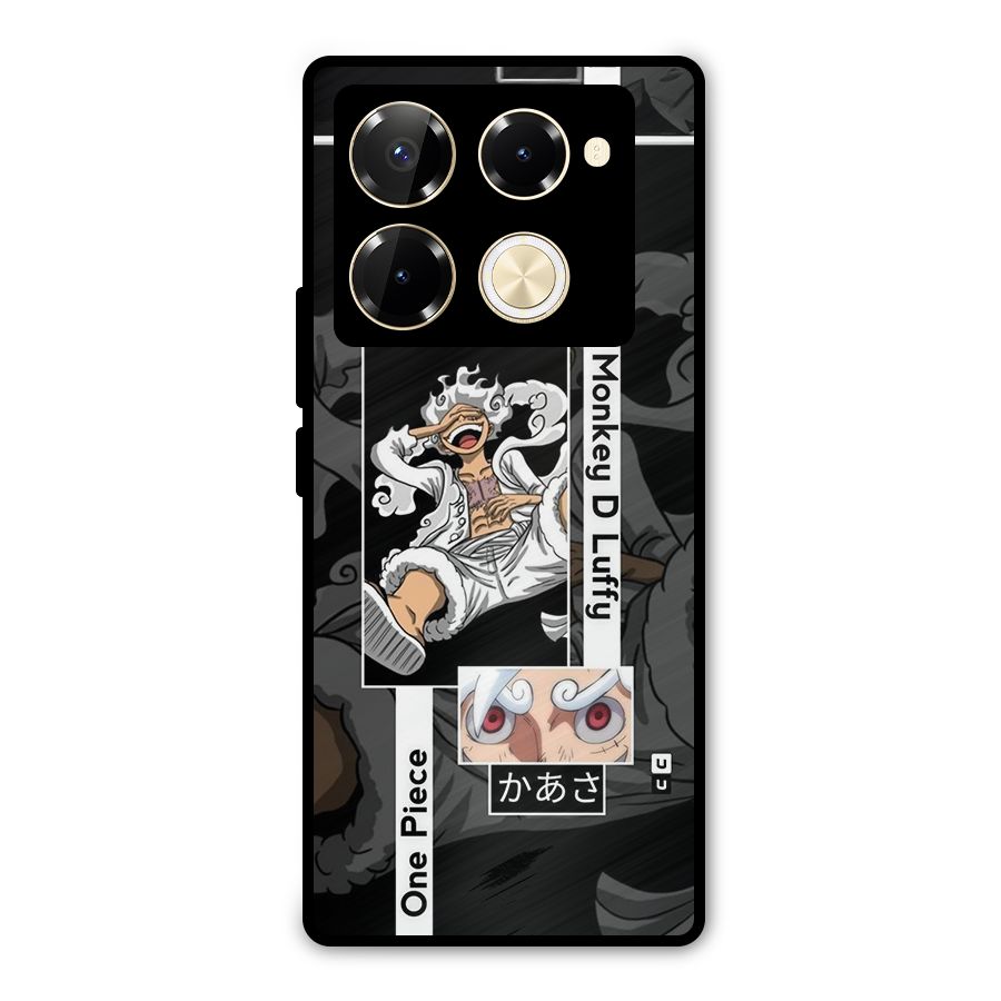 Monkey D luffy New Gear Metal Back Case for Infinix Note 40 Pro