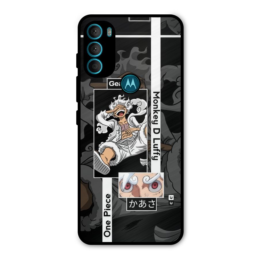 Monkey D luffy New Gear Metal Back Case for Moto G71 5G