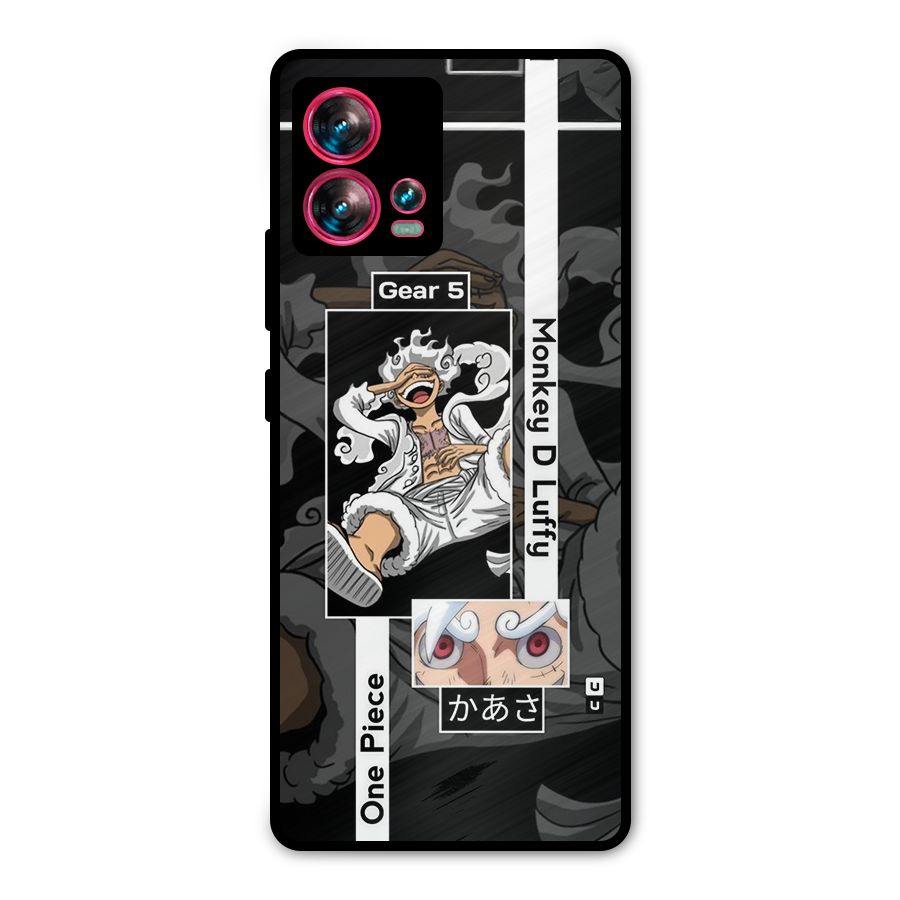 Monkey D luffy New Gear Metal Back Case for Motorola Edge 30 Fusion