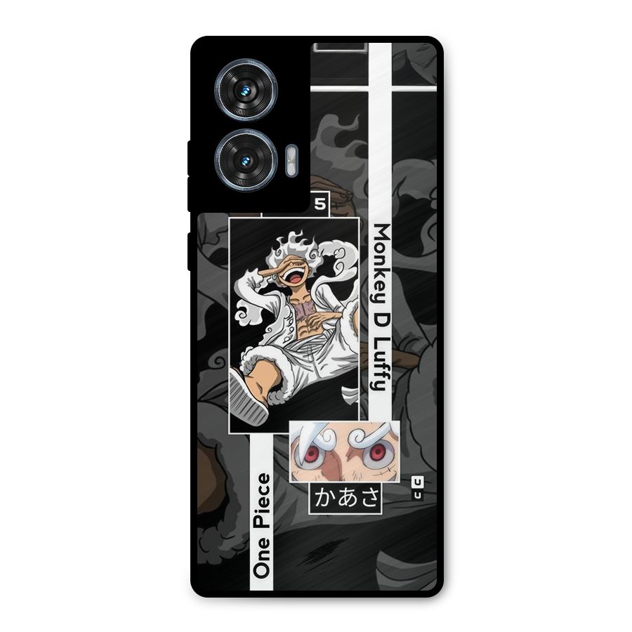 Monkey D luffy New Gear Metal Back Case for Motorola Edge 50 Fusion
