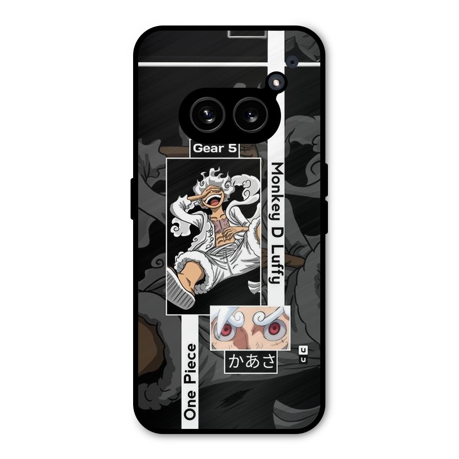 Monkey D luffy New Gear Metal Back Case for Nothing Phone 2a Plus