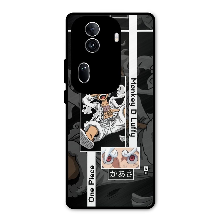 Monkey D luffy New Gear Metal Back Case for Oppo Reno11 Pro 5G