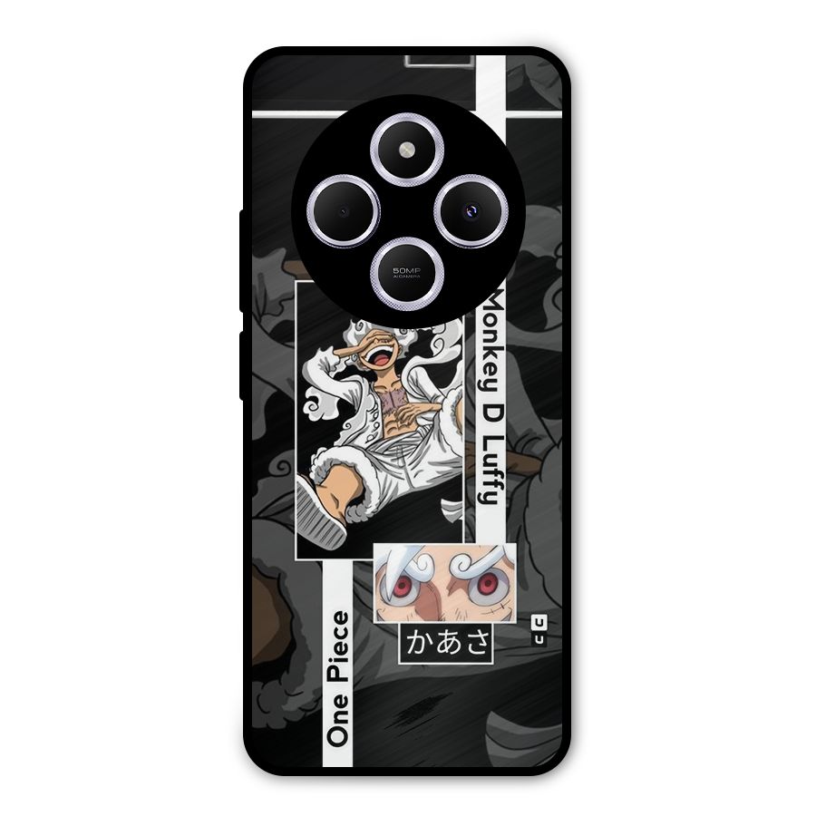 Monkey D luffy New Gear Metal Back Case for Poco C75 5G