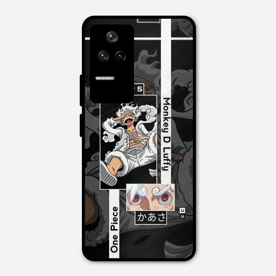 Monkey D luffy New Gear Metal Back Case for Poco F4 5G