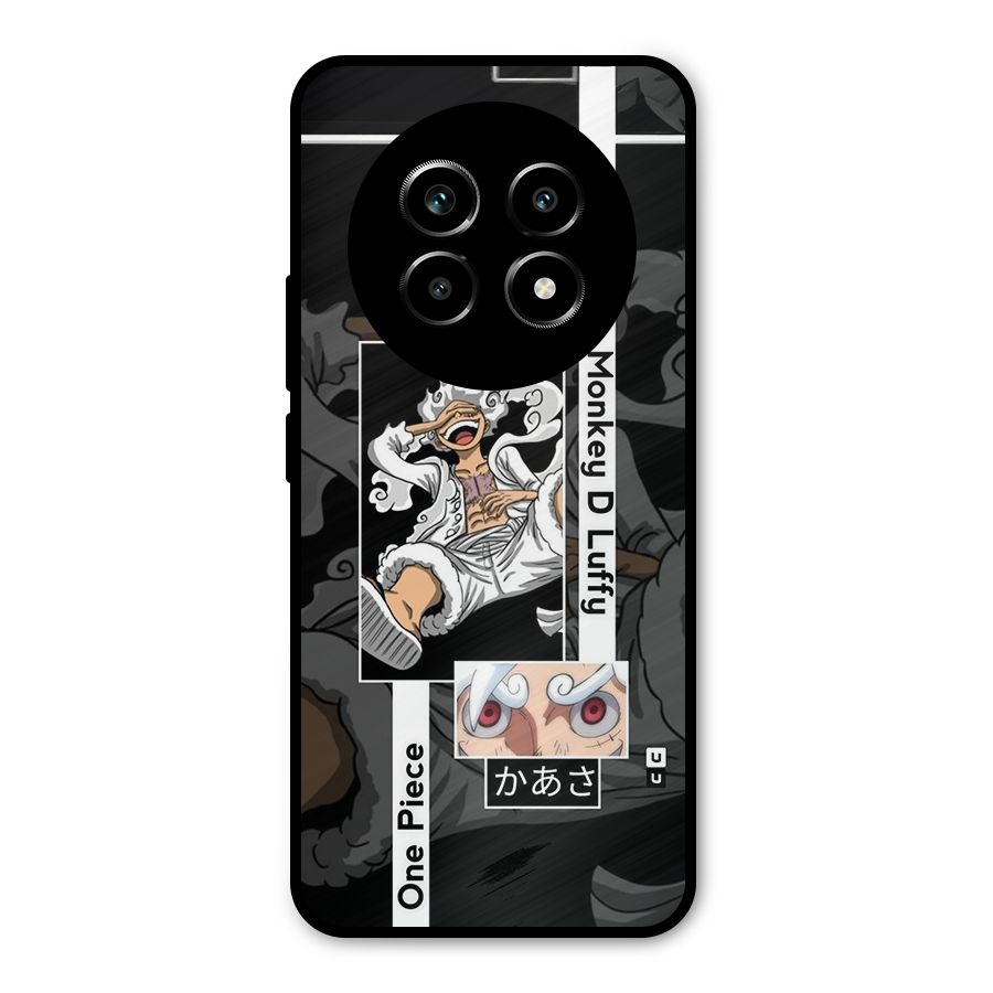 Monkey D luffy New Gear Metal Back Case for Realme 13 Pro