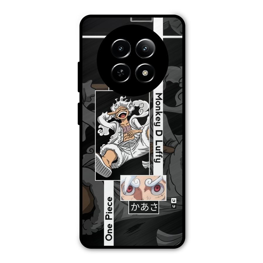 Monkey D luffy New Gear Metal Back Case for Realme Narzo 70x 5G