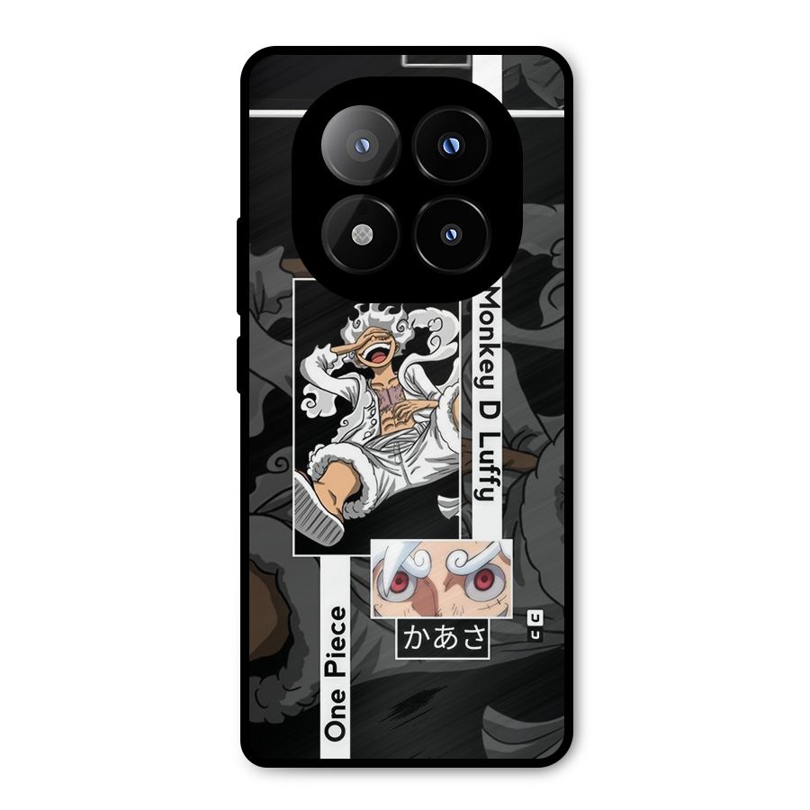 Monkey D luffy New Gear Metal Back Case for Redmi Note 14 Pro Plus 5G