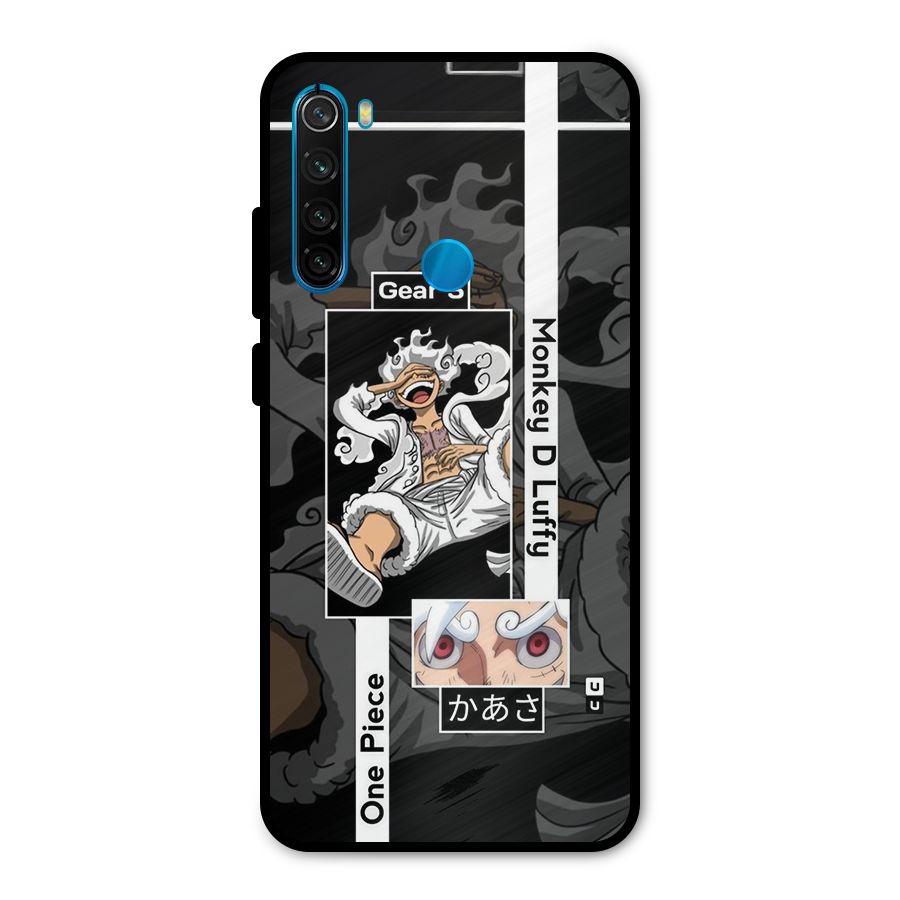 Monkey D luffy New Gear Metal Back Case for Redmi Note 8