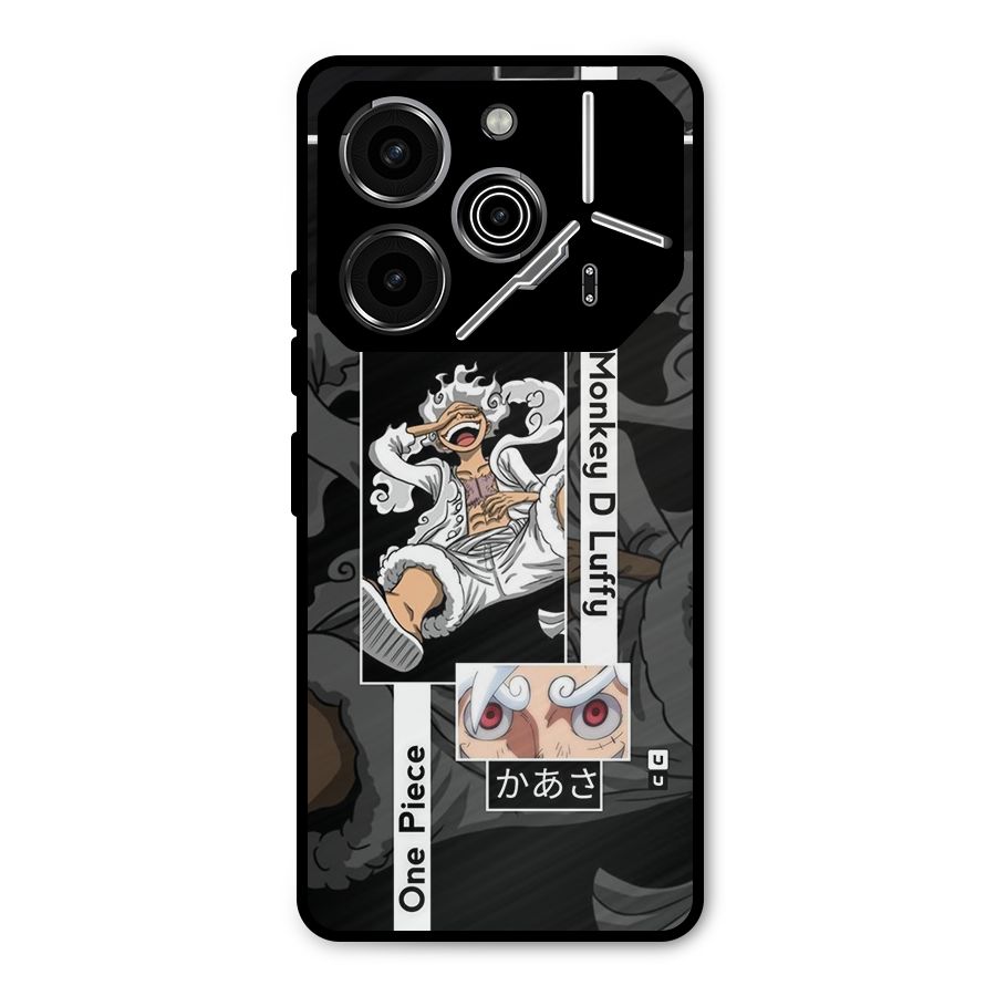 Monkey D luffy New Gear Metal Back Case for Tecno Pova 6 Pro