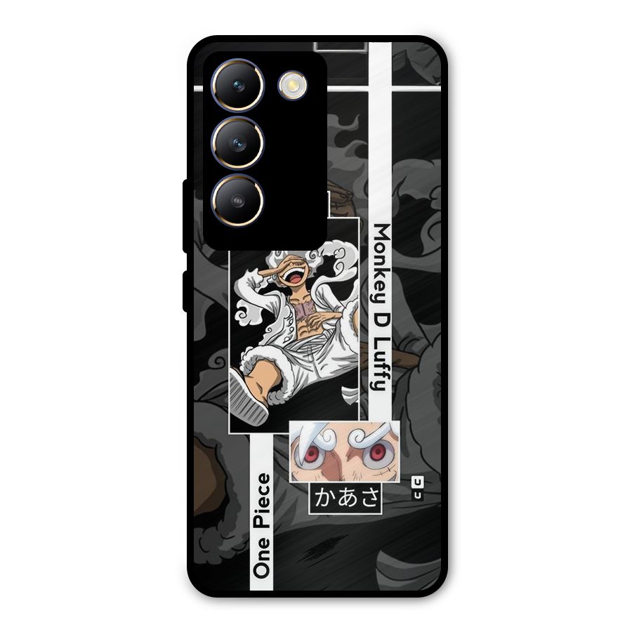Monkey D luffy New Gear Metal Back Case for Vivo T3 5G