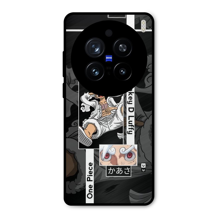 Monkey D luffy New Gear Metal Back Case for Vivo X200 Pro