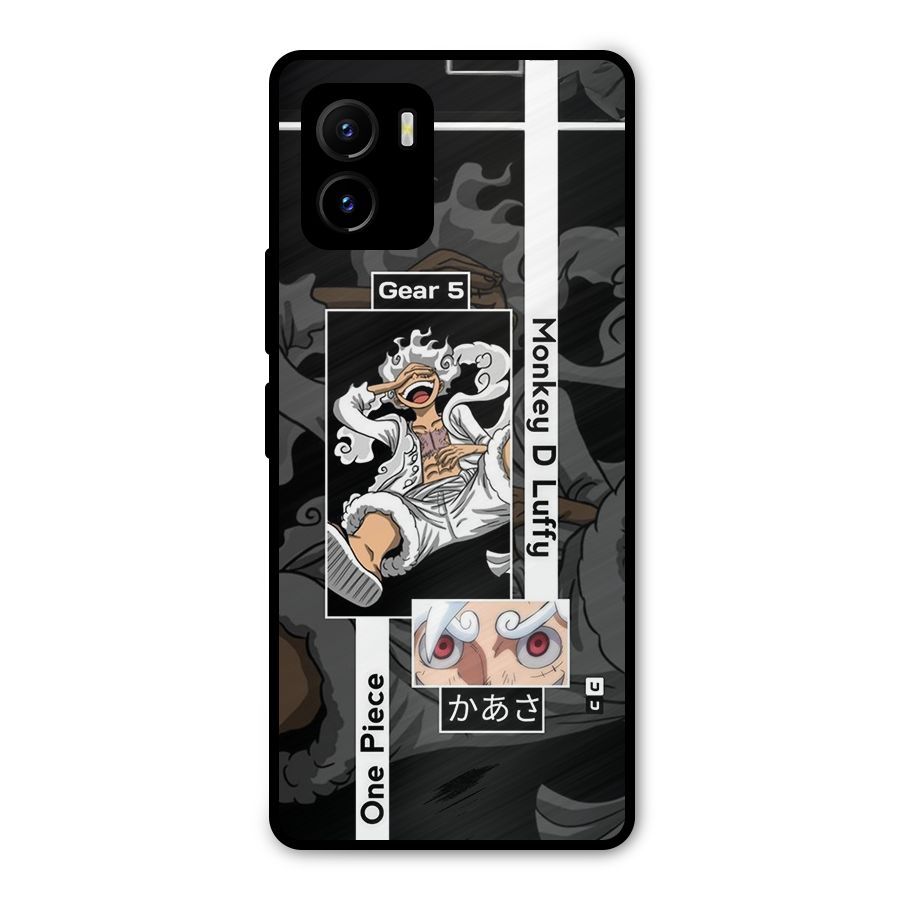Monkey D luffy New Gear Metal Back Case for Vivo Y15s