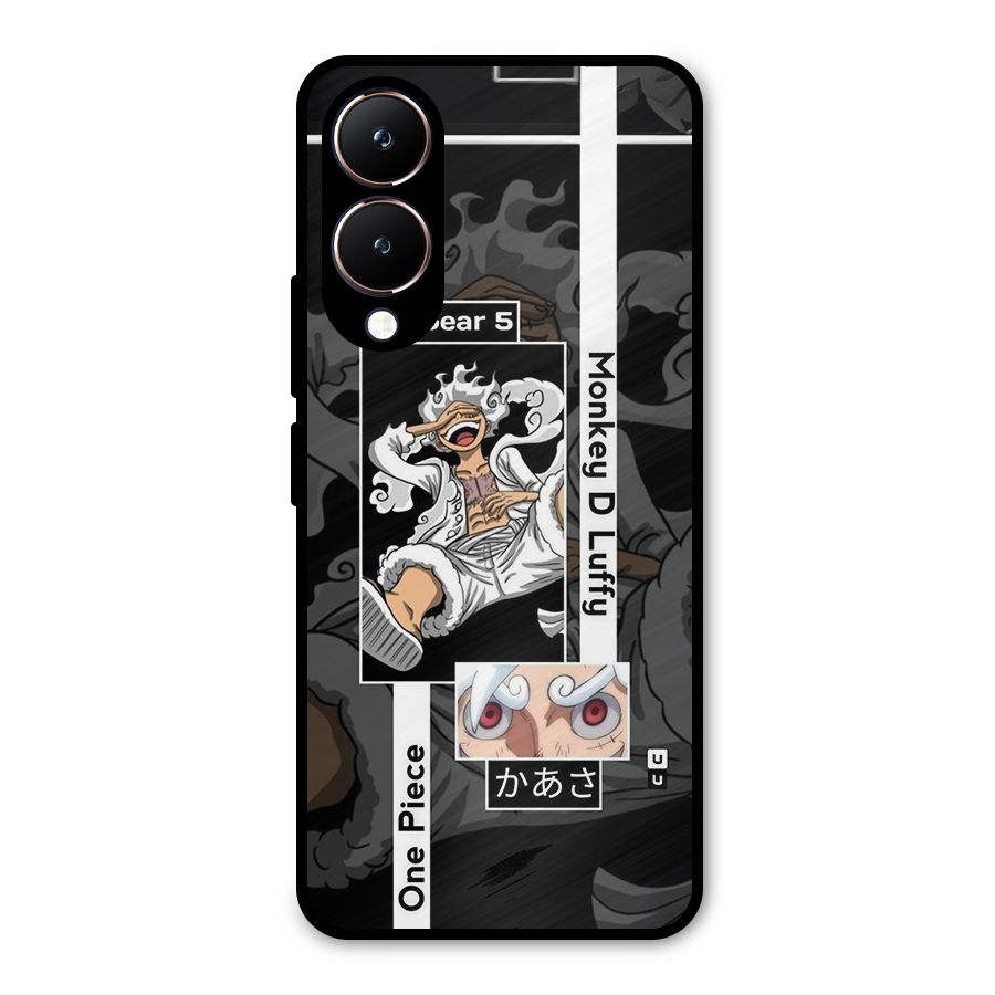 Monkey D luffy New Gear Metal Back Case for Vivo Y28