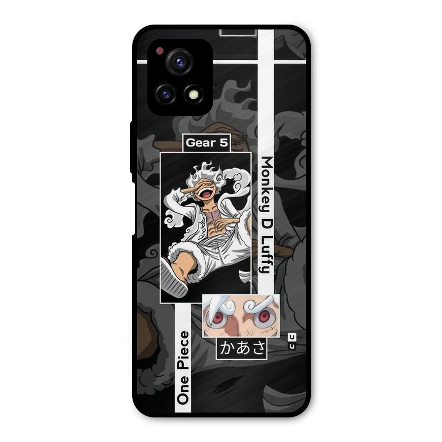 Monkey D luffy New Gear Metal Back Case for Vivo Y72 5G
