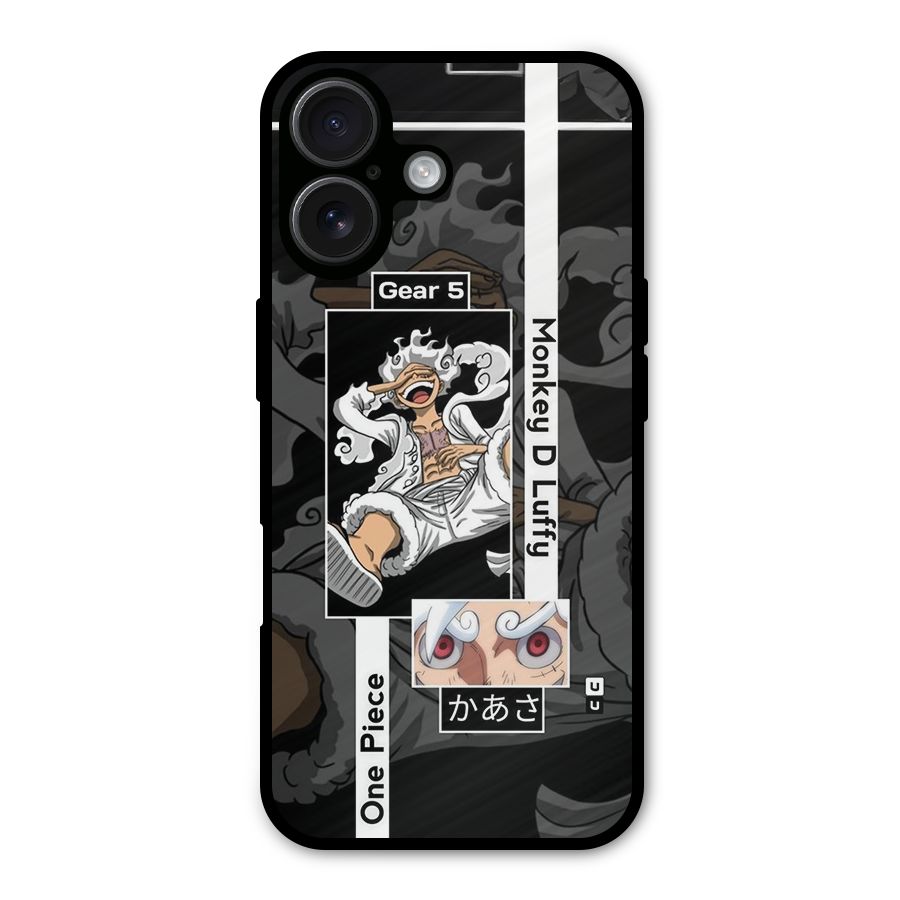 Monkey D luffy New Gear Metal Back Case for iPhone 16