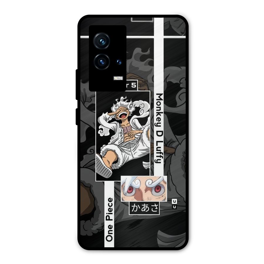 Monkey D luffy New Gear Metal Back Case for iQOO 9 5G