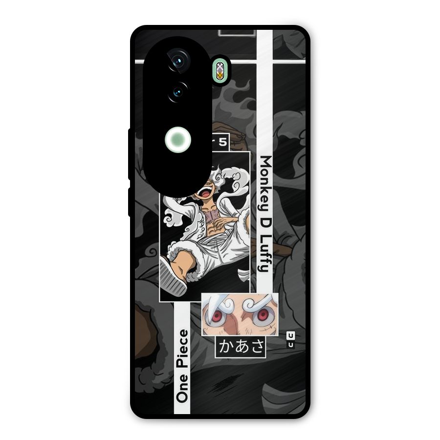 Monkey D luffy New Gear Metal Back Case for iQOO Z9s