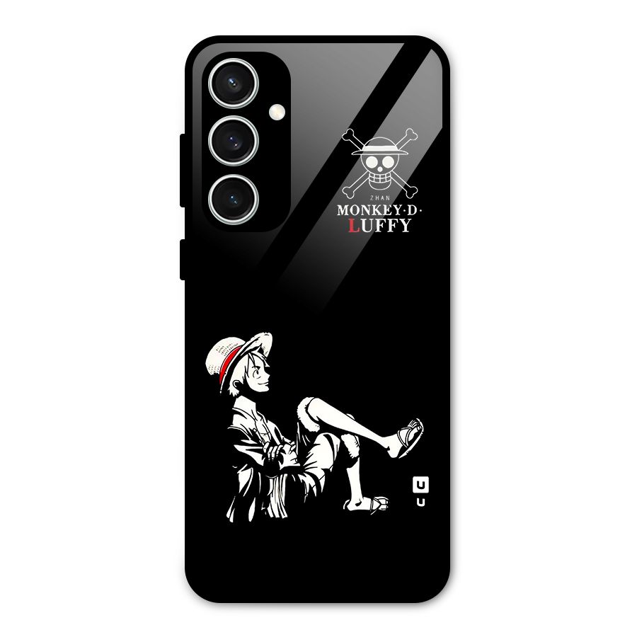 Monkey Luffy Glass Back Case for Galaxy S23 FE